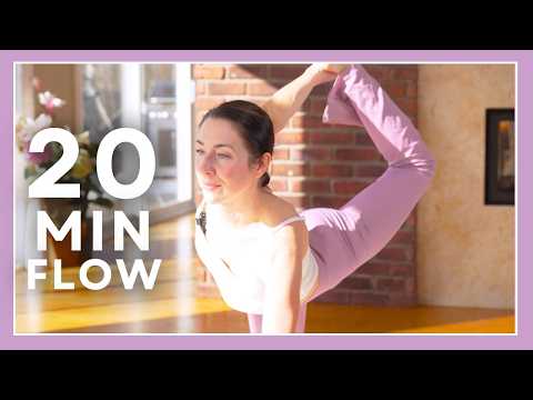 20 min Heart Opening Yoga Flow - Intermediate Vinyasa Yoga