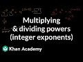 Mastering Multiplication and Division of Powers with Integer Exponents