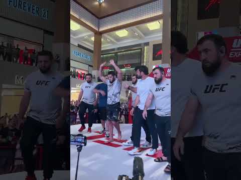 With Islam at #UFC280 open workout @RedCorner_MMA