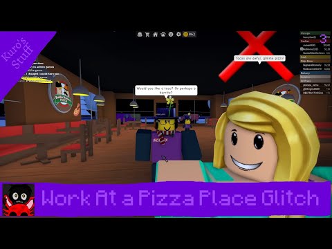 roblox work at a pizza place glitch