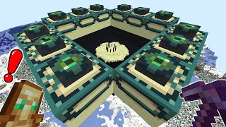【圧倒的🤯】300万ブロック使って巨大エンドポータル作ってみた！【マイクラ】