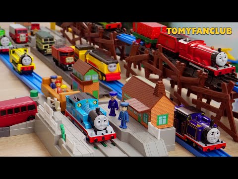 Thomas the Tank Engine Plarail Crossing course And Sodor Island Town | TOMY FANCLUB