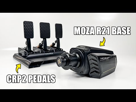 MOZA Racing R21 Base + CRP2 Pedals | UNBOXING