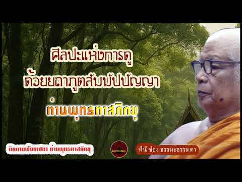 ศิลปะแห่งการดูด้วยยถาภูตสัมมัปปัญญา เสียงเทศน์ ท่านพุทธทาสภิกขุ (ไม่มีโฆษณาแทรก)