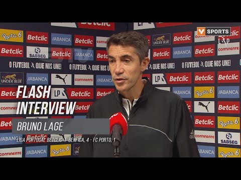 Bruno Lage: "Satisfeito por termos respondido com uma exibição 'à Benfica'"