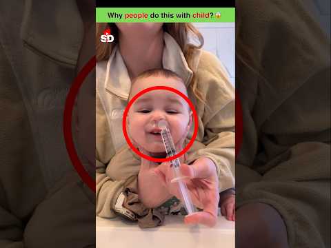 Why people do this with child? 😱