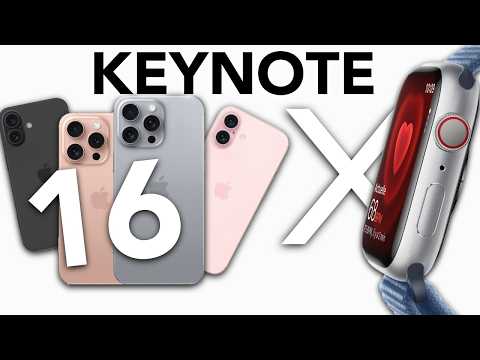 iPhone 16, iPhone 16 Pro, Apple Watch X, AirPods 4 etc. Quel programme pour septembre ?