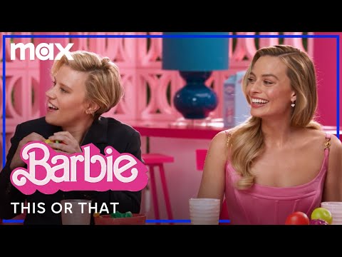 Margot Robbie & the Cast of Barbie Play This Or That