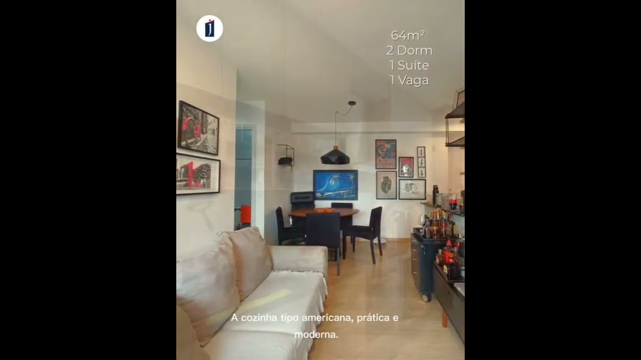 Apartamento 2 dormitórios, 1 suíte em um Condomínio Clube!