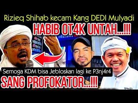 H4B!B TOU _ LOULLL‼️ Rizieq Shihab kembali berulah dgn mengajak jemaat di Jabar utk membenci KDM