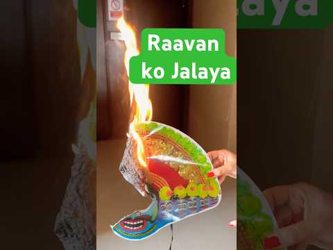 Happy dussera🙏🏻 #dussehra #raavan #ram #goodvibes #evileye #diwali #navratri #viralvideo #trending