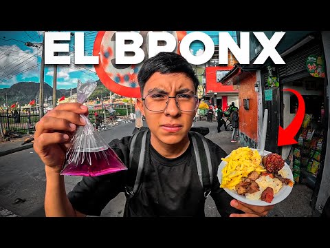 COMIENDO LA COMIDA DEL BRONX DE BOGOTA COLOMBIA / C4RNE DE HUM4NO ? /EL COMBINADO