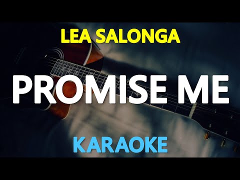 [KARAOKE] PROMISE ME – Lea Salonga (Beverley Craven) 🎤🎵