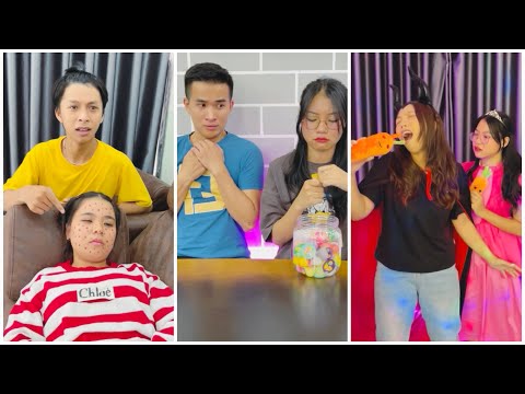 Sister pretends to be sick - Greedy boy candy 🍭👧🏻🥲 Linh Nhi Su Hao #shorts