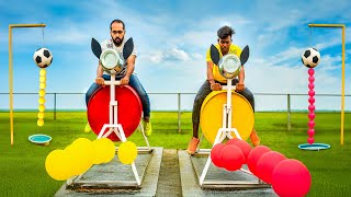 It began as a playful ride through balloons and mud… but ended with an unbelievable twist