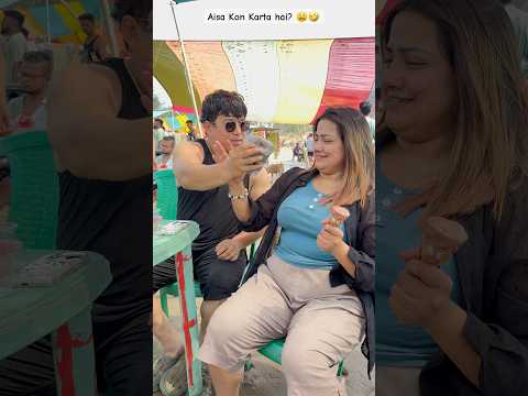 Aise kon karta hai? 🤮🤢🤣  Husband Wife Comedy #funny #explore #tranding #short #comedy #explore #lol