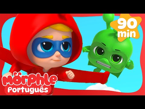 💙 Mila vs Orphle 🟢 Super-Heróis | MARATONA DO MORPHLE! | Desenhos Animados para Crianças