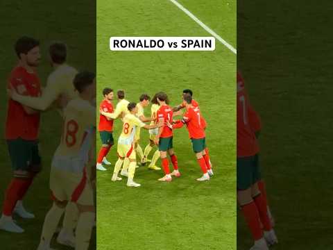 Ronaldo’nun İspanya savunmasını geçme taktiği: Portekiz-İspanya #ronaldo