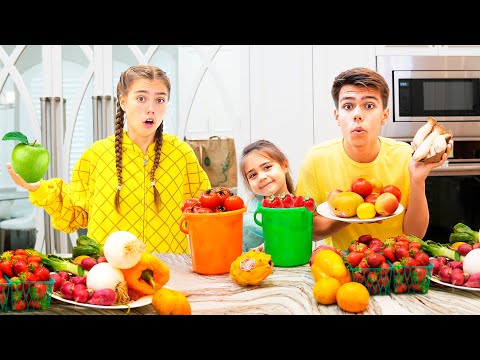 Nastya and Family Debate: Store, Farm, or Market? 🍎✨ Family Adventure!