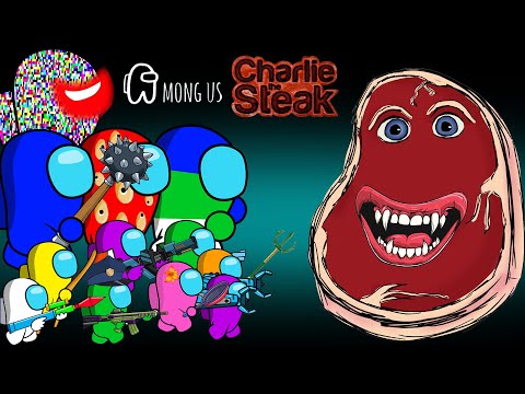 어몽어스 VS CHARLIE THE STEAK | AMONG US ZOMBIES ANIMATION