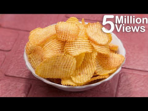 ক্রিস্পি পোটেটো চিপস | Instant Crispy Potato Chips | আলুর চিপস | Bangla Recipe