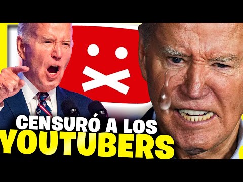 ¡ESCÁNDALO! 😱 Joe Biden OBLIGÓ a YouTube a CENSURAR a YOUTUBERS CONSERVADORES ❌