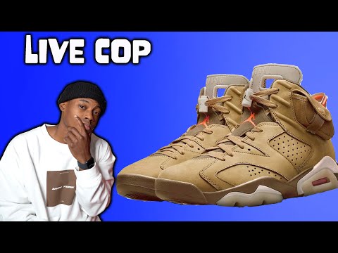 Live Cop Air Jordan 6 Travis Scott British Khaki