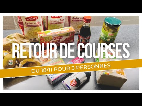 Retour de COURSES 🛒 avec les prix + idées repas 🥘