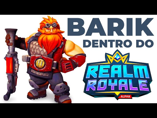 REALM ROYALE - JOGAR DE BARIK É INSANO DEMAIS!!!