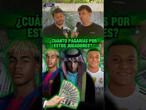 ¿CUÁNTOS PAGARÍAS por estos JUGADORES? con Ubieto #LamineYamal #FCBarcelona #Dinero #Fichajes