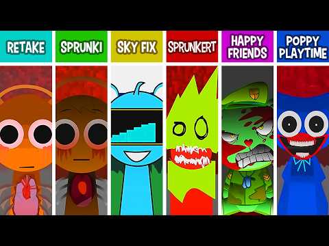 Incredibox Sprunki Retake but Everyone Is SKY FIX Vs Retake SPRUNKERT | Normal And Horror Version