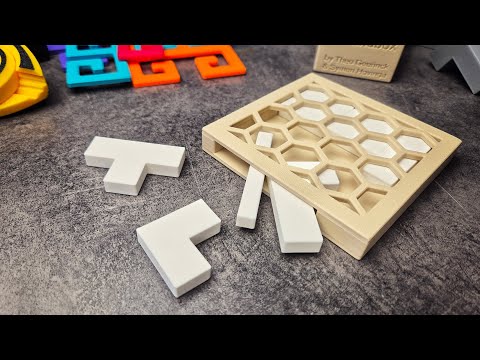Fit all the parts inside the tray