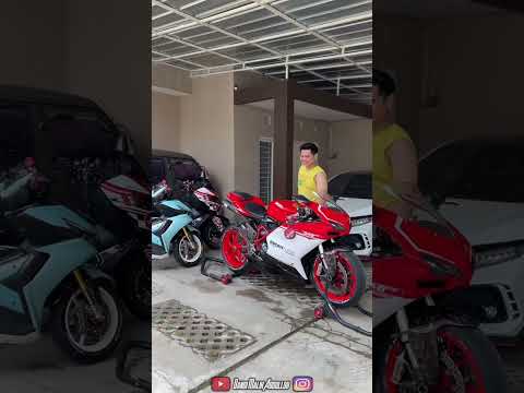 Doa tetangga terkabul saat manasin motor🥲. #ducati #848evo #sbk