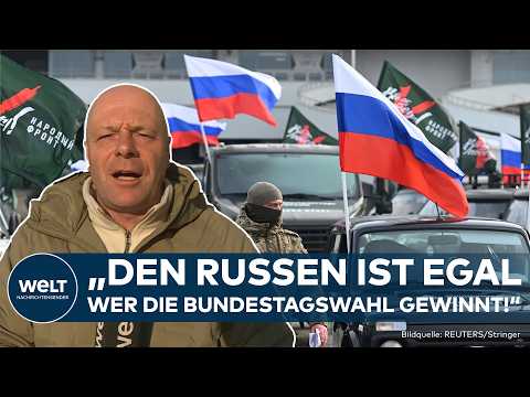 KRIEG UM UKRAINE: "Den Russen ist egal wer die Bundestagswahl gewinnt!"