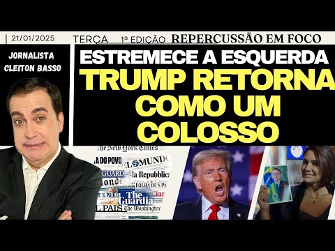 Bombas! TRUMP mostra FORÇA COLOSSAL E APAVORA ESQUERDA, BOLSONARO FAZ DECLARAÇÃO, POSSE REPERCUTE