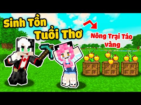 REDHOOD THỬ THÁCH TRỞ VỀ SINH TỒN TUỔI THƠ TRONG MINECRAFT*MỀU VÀ REDHOOD QUAY VỀ QUÁ KHỨ VÀ CÁI KẾT