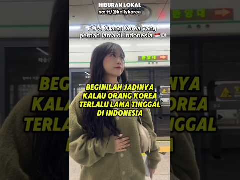 Beginilah Jadinya Kalau Orang Korea Terlalu Lama Tinggal di Indonesia #reaksibule #bule #shorts
