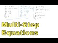 Solving Linear Equations Steps
