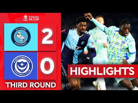 Temps forts du match Wycombe - Portsmouth