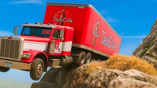Marathon Cliff Drops #16 - BeamNG DRIVE | SmashChan
