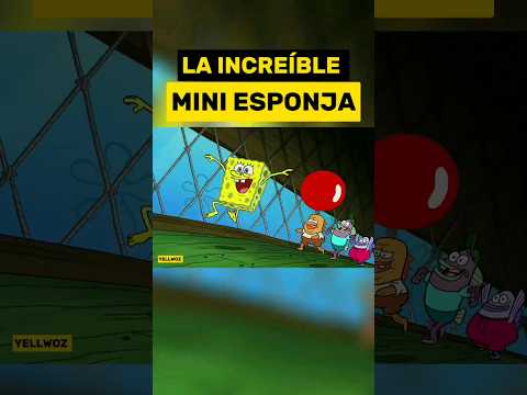 LA INCREÍBLE MINI ESPONJA. #shorts