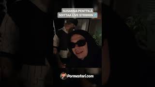 Susanna Penttilä soittaa live striimiin #kicksuomi #tiktoksuomi #pottukoira #shorts #susannapenttila