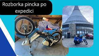JAWA 50 - VLOG - #13 - údržba pincka po "expedici Ještěd"