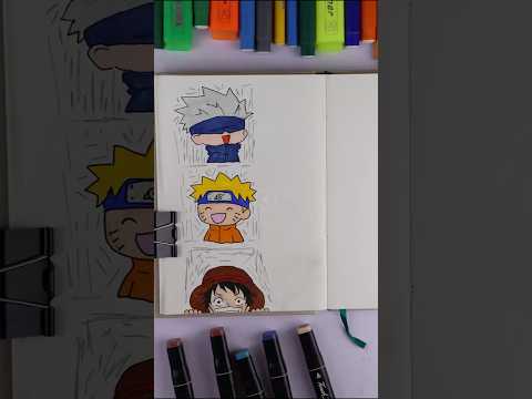 Easy cute anime drawings step by step tutorial for beginners #drawing #art #arte #sketch #painting