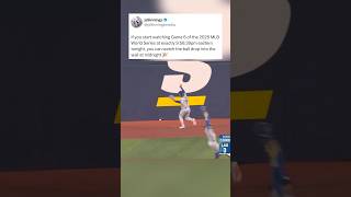 Justin Dean Saved The Dodgers By Not Touching The Ball #mlb #dodgers #baseball #worldseries #sports