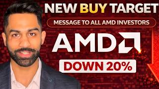 🔥💰 MY Message for ALL AMD Investors! My NEW BUY TARGET on AMD Stock! AMD DROPS 20% on Earnings #AMD