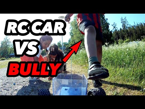 Bully Kicks RC Car Giving Out Candy