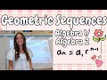 Exploring Geometric Sequences and Their Equations