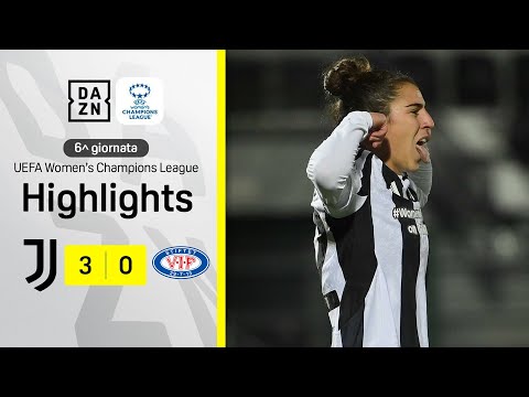 Le bianconere chiudono il girone con una vittoria: Juventus-Valerenga 3-0 | UWCL | DAZN Highlights