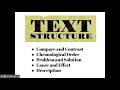 Understanding Text Structures and Their Effects